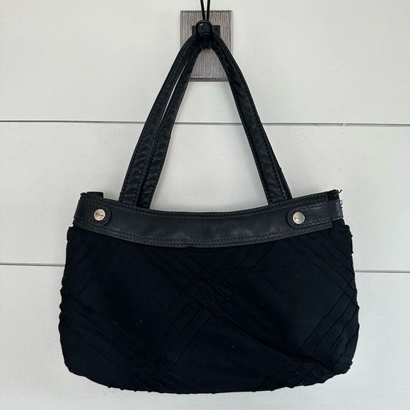 Thirty One Black Mini Baguette Mini Bag - Picture 1 of 8